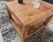 Couchtisch >MUMBAI< in Akazie, Massivholz - 60x45x60cm (BxHxT)