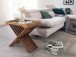 Tabletttisch >MUMBAI< in Sheesham, Massivholz - 60x57x40cm (BxHxT)