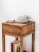 Telefontisch >MUMBAI< in Sheesham, Massivholz - 35x90x35cm (BxHxT)