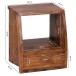 Nachttisch >MUMBAI< in Sheesham, Massivholz - 45x53x40cm (BxHxT)