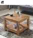Couchtisch >MUMBAI< in Akazie oder Sheshame Massivholz lieferbar - 60x45x60cm (BxHxT)
