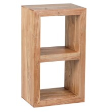 Standregal >MUMBAI< in Akazie, Massivholz - 35x88x50cm (BxHxT)