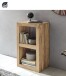 Standregal >MUMBAI< in Akazie oder Sheshame Massivholz lieferbar - 35x88x50cm (BxHxT)