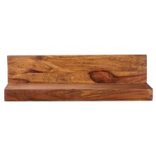 Wandboard >MUMBAI< in Sheesham, Massivholz - 60x17x23cm (BxHxT)