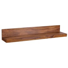 Wandboard >MUMBAI< in Sheesham, Massivholz - 110x17x24cm (BxHxT)