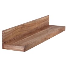 Wandboard >MUMBAI< in Akazie, Massivholz - 110x17x24cm (BxHxT)
