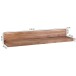 Wandboard >MUMBAI< in Akazie, Massivholz - 110x17x24cm (BxHxT)