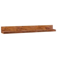 Wandboard >MUMBAI< in Sheesham, Massivholz - 160x17x24cm (BxHxT)