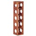 Weinregal >MUMBAI< in Sheesham, Massivholz - 15x70x15cm (BxHxT)