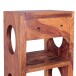 Weinregal >MUMBAI< in Sheesham, Massivholz - 15x70x15cm (BxHxT)