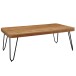 Couchtisch >BAGLI< in Akazie / schwarz - 115x40x60 (BxHxT)