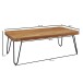 Couchtisch >BAGLI< in Akazie / schwarz - 115x40x60 (BxHxT)