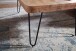 Couchtisch >BAGLI< in Akazie / schwarz - 115x40x60 (BxHxT)