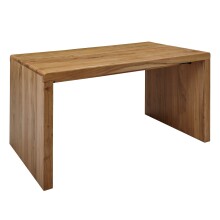 Schreibtisch >BOHA< in Akazie, Massivholz - 140x76x80cm (BxHxT)