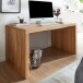 Schreibtisch >BOHA< in Akazie, Massivholz - 140x76x80cm (BxHxT)
