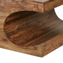 Couchtisch >BOHA< in Sheesham, Massivholz - 118x38x70cm (BxHxT)