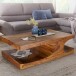 Couchtisch >BOHA< in Sheesham, Massivholz - 118x38x70cm (BxHxT)