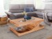 Couchtisch >BOHA< in Akazie, Massivholz - 118x38x70cm (BxHxT)