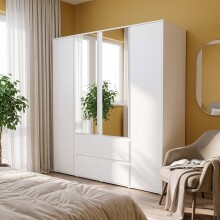 Drehtürenschrank >LISSON< 2 Schubladen, Farbe...