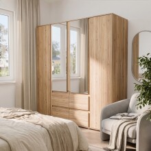 Drehtürenschrank >LISSON< 2 Schubladen,...