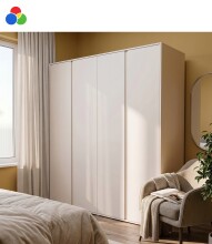 Drehtürenschrank >LISSON< innenliegende...