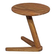 Beistelltisch >BOHA< in Sheesham, Massivholz - 50x45cm (HxD)