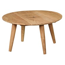 Couchtisch >BOHA< in Akazie, Massivholz - 40x75cm (HxD)