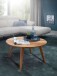 Couchtisch >BOHA< in Akazie, Massivholz - 40x75cm (HxD)