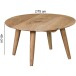 Couchtisch >BOHA< in Akazie, Massivholz - 40x75cm (HxD)