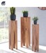 Blumentisch >WL1.565< in Akazie, Massivholz - 25x100x25cm (BxHxT)