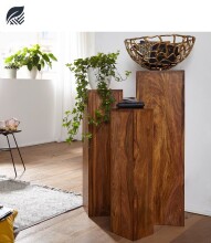 Blumentisch >WL1.566< (3-teilig) in Sheesham,...
