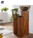 Blumentisch >WL1.566< (3-teilig) in Sheesham, Massivholz - 24x85x24cm (BxHxT)