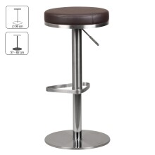 Barhocker >WL1.612< in Braun - 82x38cm (HxD)