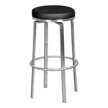 Barhocker >WL1.947< 360° drehbar, Farbe Schwarz...