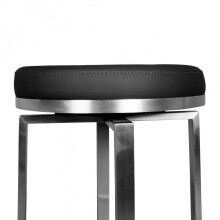 Barhocker >WL1.947< 360° drehbar, Farbe Schwarz - 76x42cm (HxD)