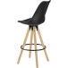 Barhocker >LIMA< (2-teilig) in Schwarz - 45x113x45cm (BxHxT)