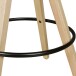 Barhocker >LIMA< (2-teilig) in Schwarz - 45x113x45cm (BxHxT)