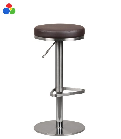 Barhocker >WL1.612< in Braun - 82x38cm (HxD)
