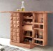 Barschrank >WL1.736< in Akazie, Massivholz - 65x91x50cm (BxHxT)