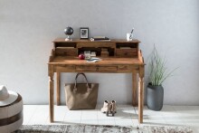 Sekretär >WL1.751< in Sheesham - 115x100x60 (BxHxT)