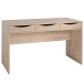 Schreibtisch >MASSA< in Eiche Dekor - 120x75x55cm (BxHxT)