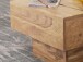 Couchtisch >WL1.756< in Akazie, Massivholz - 44x30x44cm (BxHxT)
