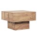 Couchtisch >WL1.756< in Akazie, Massivholz - 44x30x44cm (BxHxT)