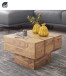 Couchtisch >WL1.756< in Akazie oder Shesham Massivholz lieferbar - 44x30x44cm (BxHxT)