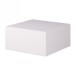 Couchtisch >MONOBLOC< in Weiß, MDF - 60x30x60cm (BxHxT)