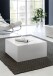 Couchtisch >MONOBLOC< in Weiß, MDF - 60x30x60cm (BxHxT)