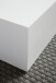 Couchtisch >MONOBLOC< in Weiß, MDF - 60x30x60cm (BxHxT)