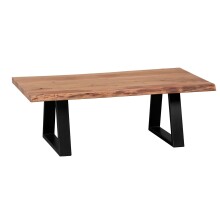 Couchtisch >GAYA< in Akazie, Massivholz - 115x40x60cm (BxHxT)