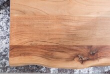 Couchtisch >GAYA< in Akazie, Massivholz - 115x40x60cm (BxHxT)