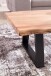 Couchtisch >GAYA< in Akazie, Massivholz - 115x40x60cm (BxHxT)